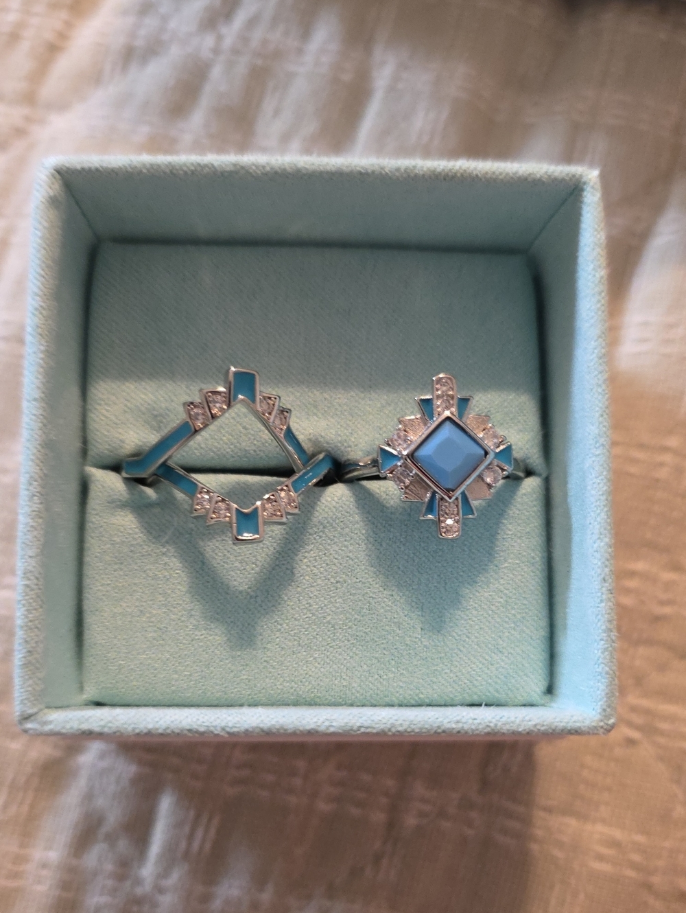 Chiefs Crown  Ring Set - Women's Jewelry Size 8.5